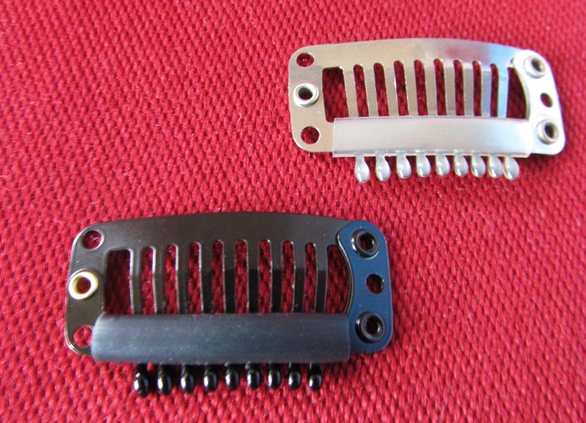 Mini-comb snap clips